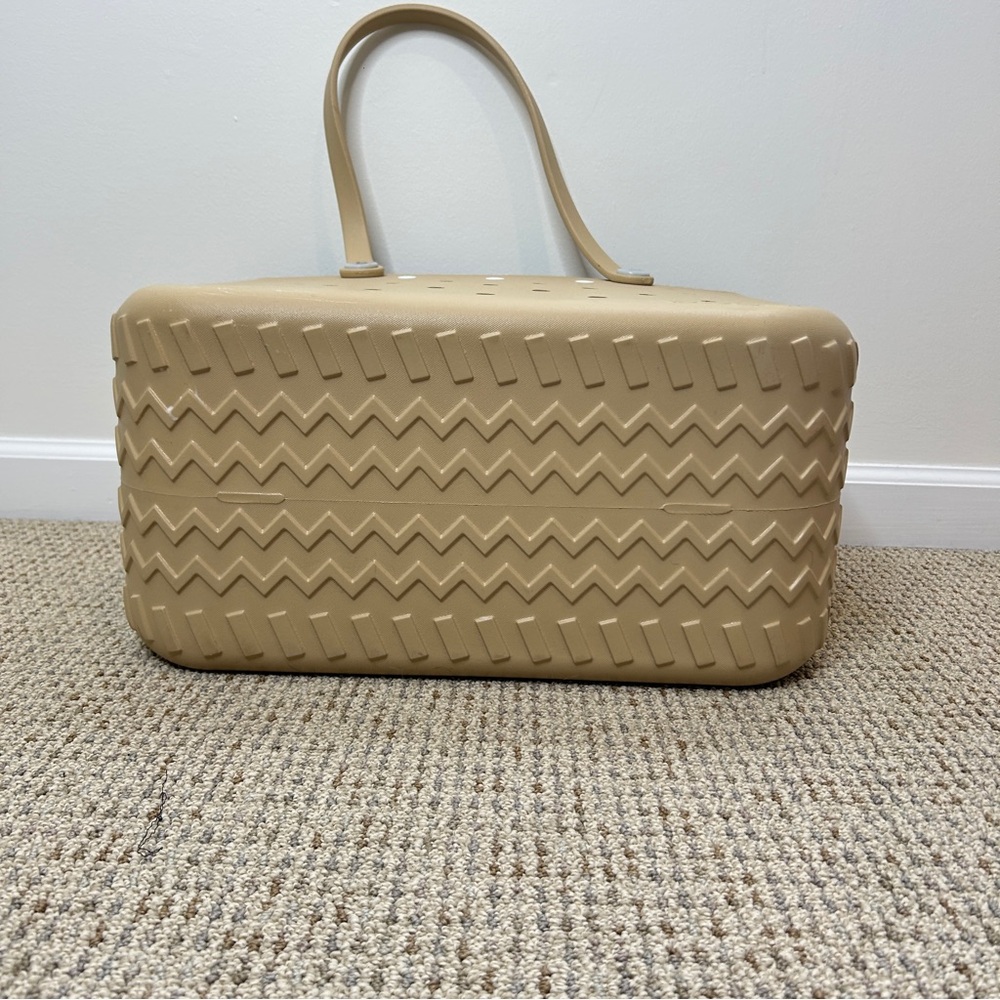 The Original Bogg Bag Large Tote Latte YouLots Tan Color - Picture 8 of 12